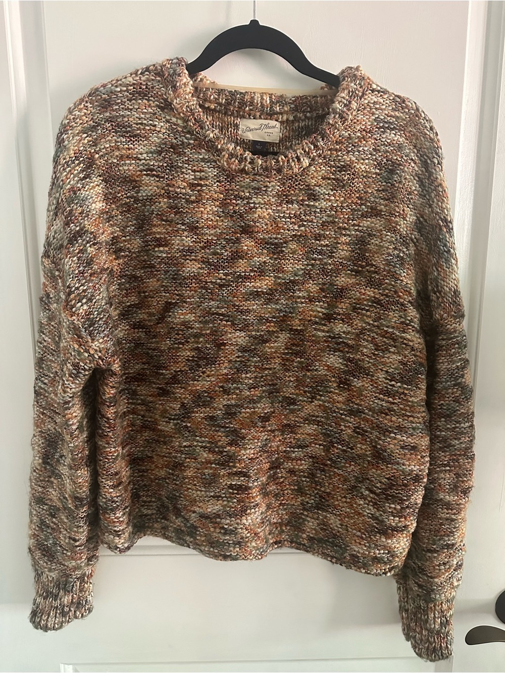 Universal Thread Multicolor Chunky Knit Crewneck Sweater